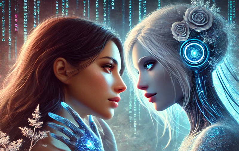 The Frostbond Chronicles Blog interface